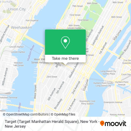 Target (Target Manhattan Herald Square) map