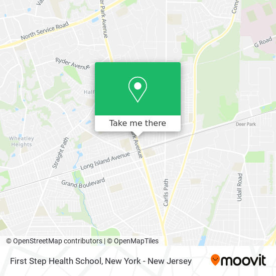 First Step Health School map