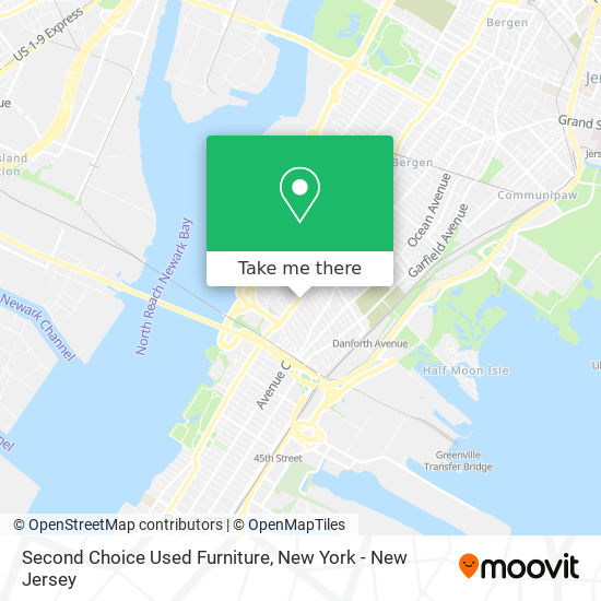 Mapa de Second Choice Used Furniture