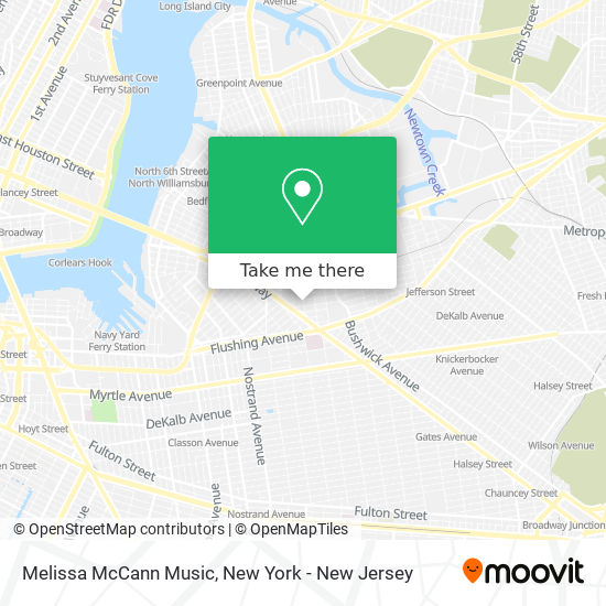 Melissa McCann Music map