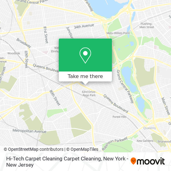 Hi-Tech Carpet Cleaning Carpet Cleaning map