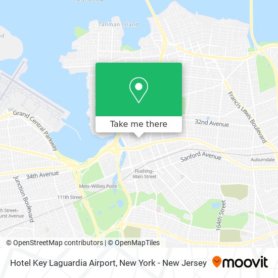 Hotel Key Laguardia Airport map