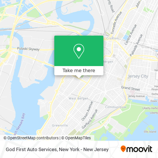 God First Auto Services map