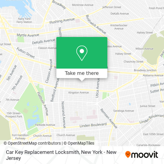 Car Key Replacement Locksmith map