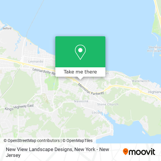 New View Landscape Designs map