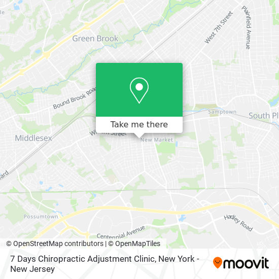 7 Days Chiropractic Adjustment Clinic map