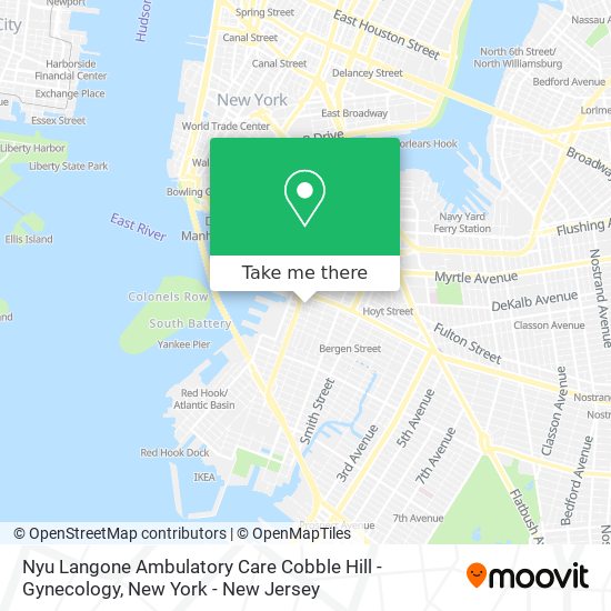 Mapa de Nyu Langone Ambulatory Care Cobble Hill - Gynecology