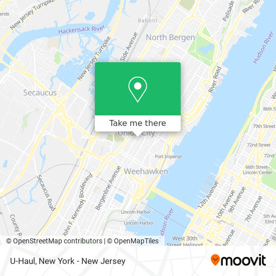 Comment aller à UHaul à Union City, Nj en Bus ou Métro ? Moovit