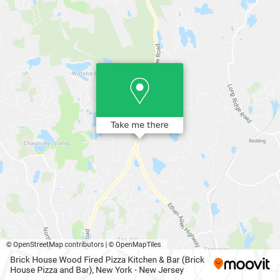 Mapa de Brick House Wood Fired Pizza Kitchen & Bar (Brick House Pizza and Bar)