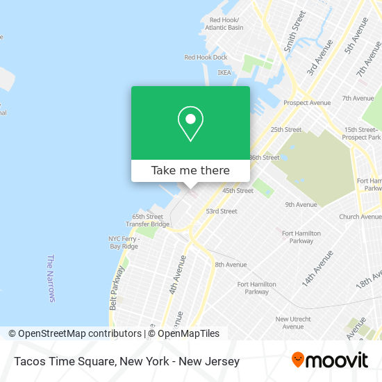 Mapa de Tacos Time Square