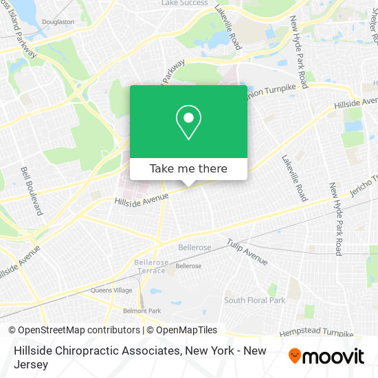 Hillside Chiropractic Associates map