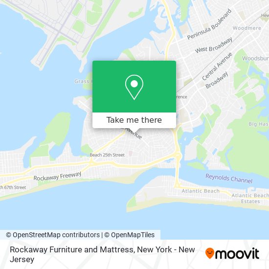 Rockaway Furniture and Mattress map
