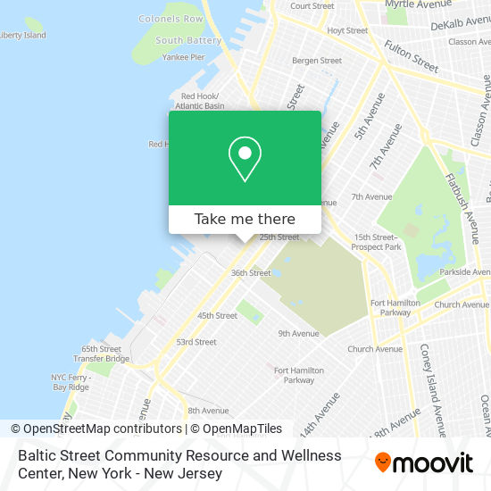 Baltic Street Community Resource and Wellness Center map