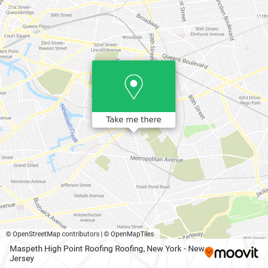 Mapa de Maspeth High Point Roofing Roofing