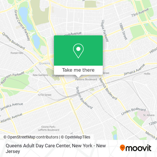 Queens Adult Day Care Center map