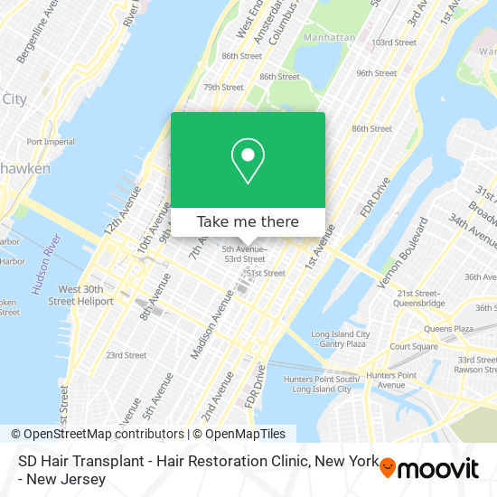 SD Hair Transplant - Hair Restoration Clinic map