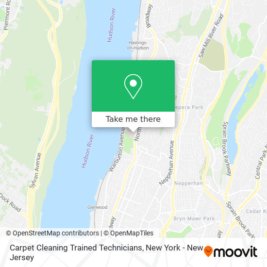 Carpet Cleaning Trained Technicians map
