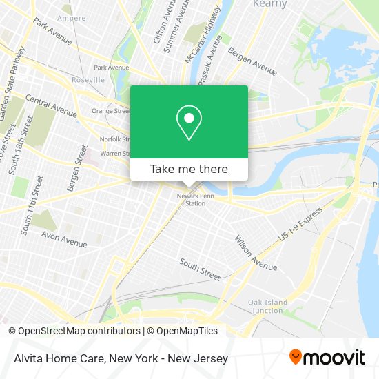 Alvita Home Care map
