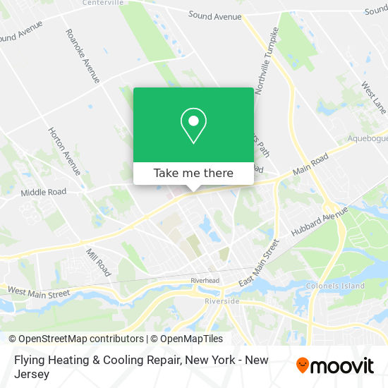 Mapa de Flying Heating & Cooling Repair