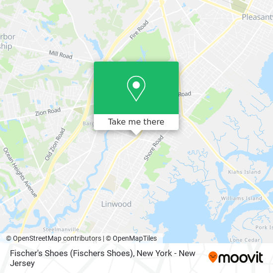 Fischer's Shoes (Fischers Shoes) map