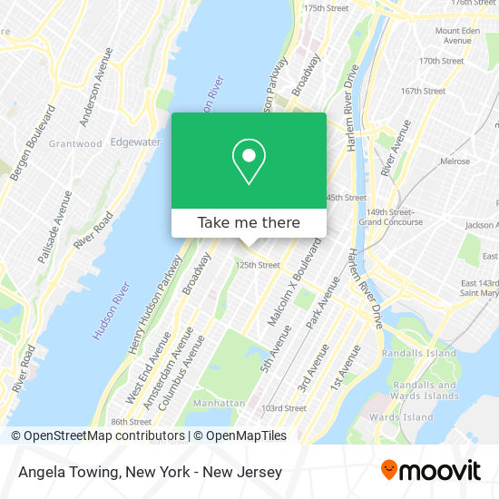 Angela Towing map