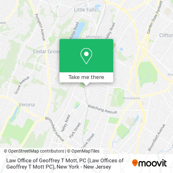 Mapa de Law Office of Geoffrey T Mott, PC (Law Offices of Geoffrey T Mott PC)