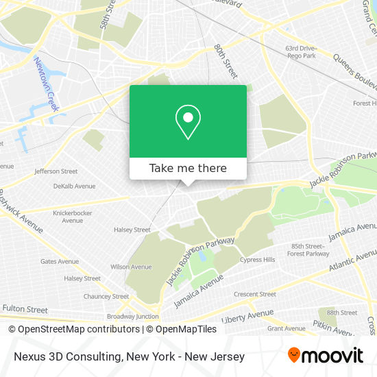 Nexus 3D Consulting map