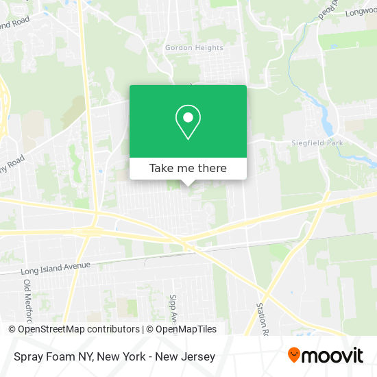 Spray Foam NY map