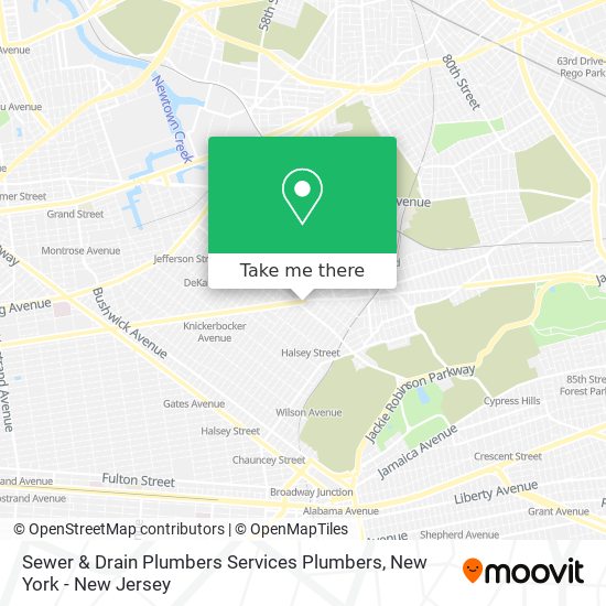 Sewer & Drain Plumbers Services Plumbers map