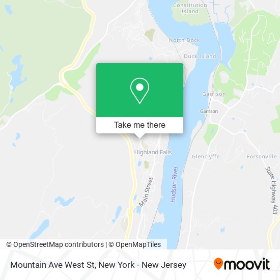 Mapa de Mountain Ave West St