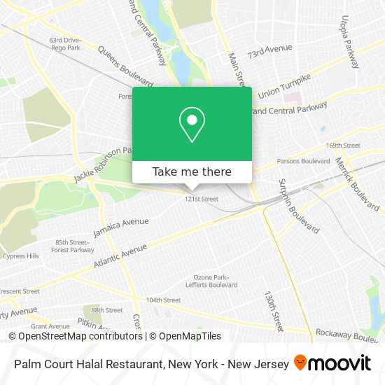 Palm Court Halal Restaurant map