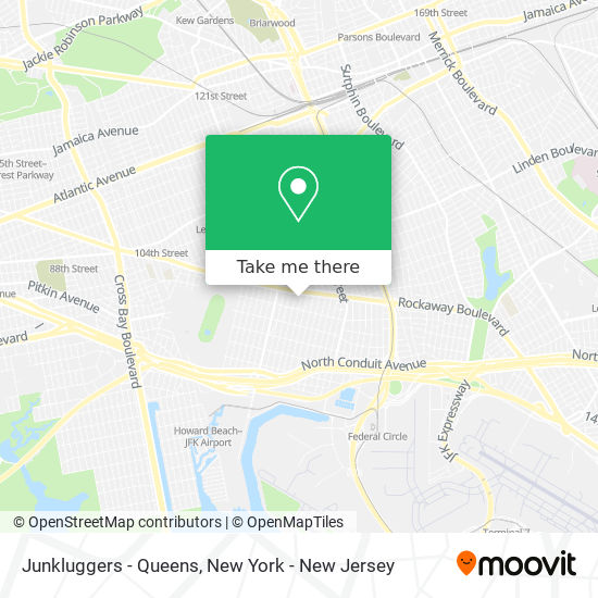 Junkluggers - Queens map