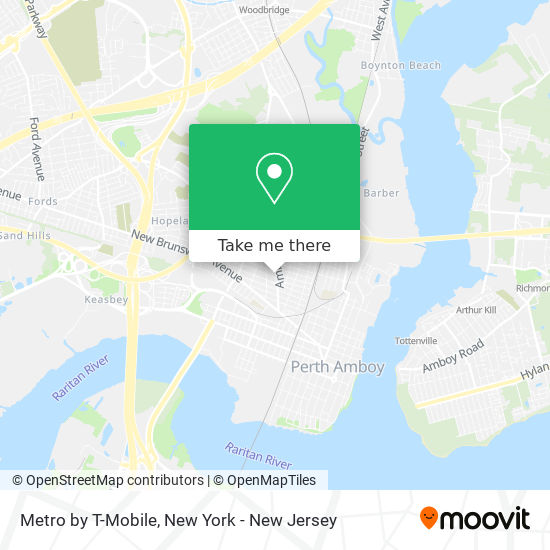 Metro by T-Mobile map