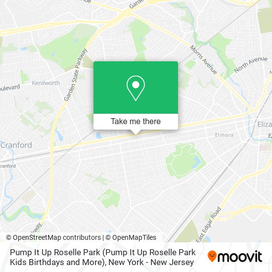 Pump It Up Roselle Park (Pump It Up Roselle Park Kids Birthdays and More) map
