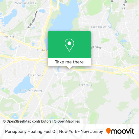 Parsippany Heating Fuel Oil map