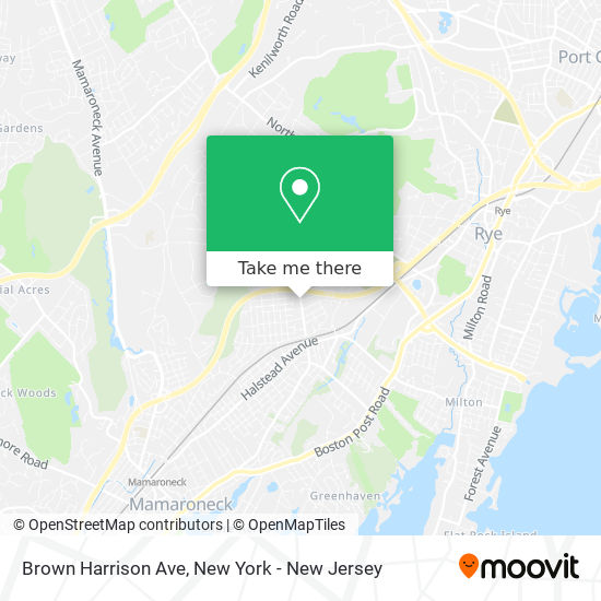 Mapa de Brown Harrison Ave