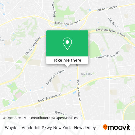 Mapa de Waydale Vanderbilt Pkwy