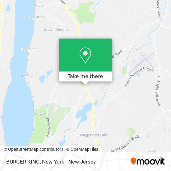 BURGER KING map