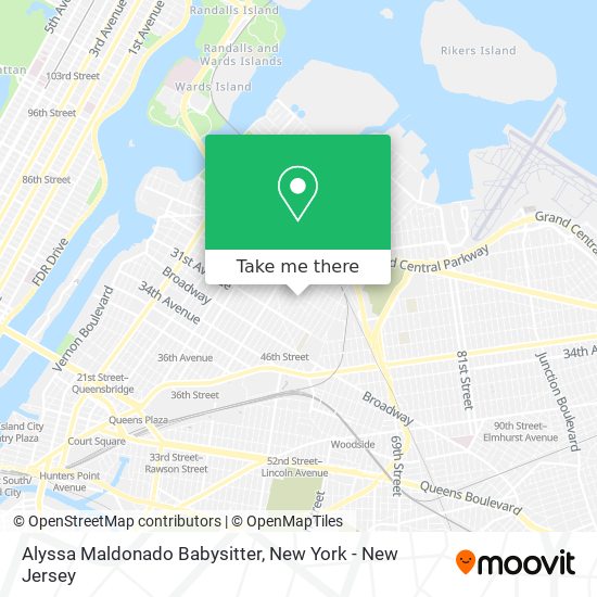 Alyssa Maldonado Babysitter map