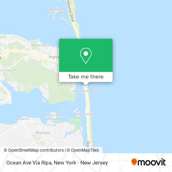 Ocean Ave Via Ripa map