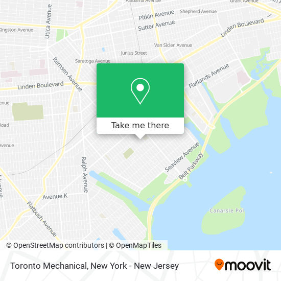 Toronto Mechanical map