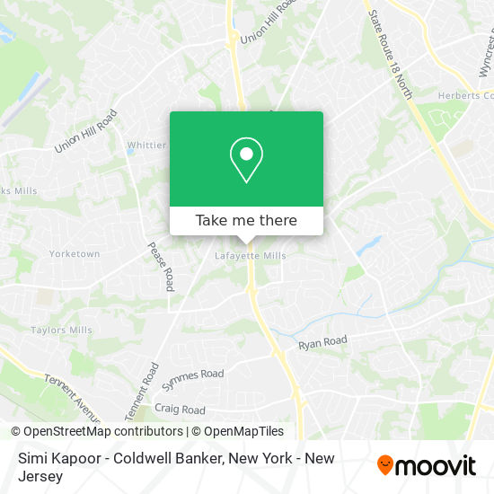 Mapa de Simi Kapoor - Coldwell Banker