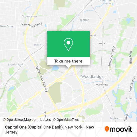 Capital One (Capital One Bank) map