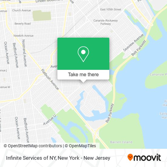 Infinite Services of NY map