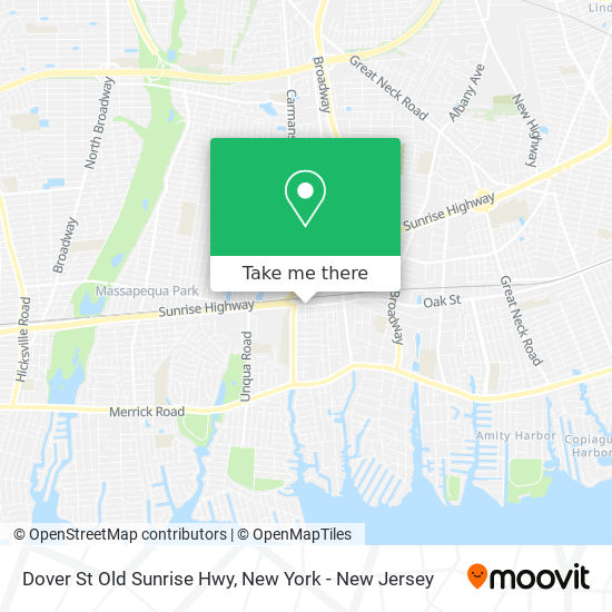 Mapa de Dover St Old Sunrise Hwy