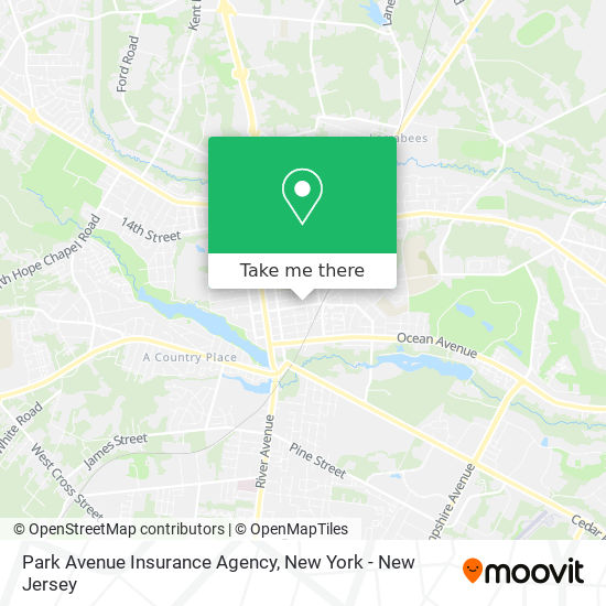 Park Avenue Insurance Agency map
