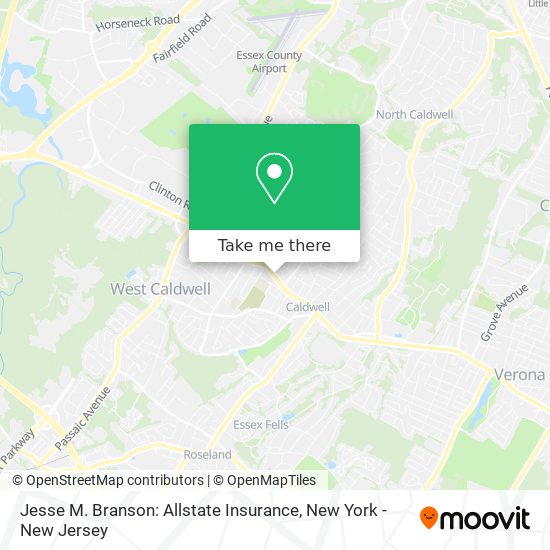 Jesse M. Branson: Allstate Insurance map