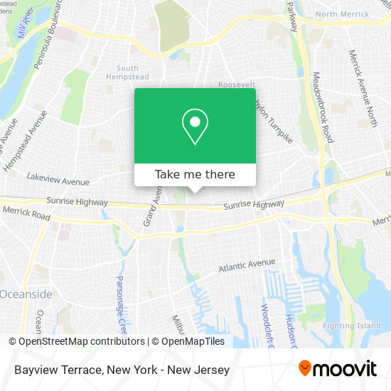 Bayview Terrace map