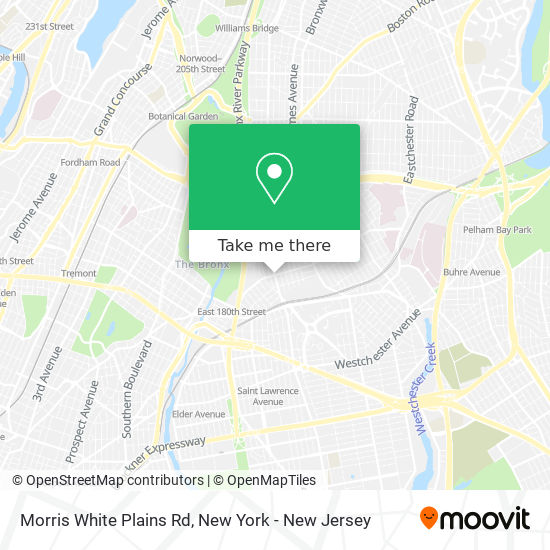 Mapa de Morris White Plains Rd