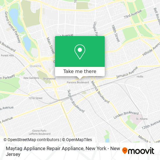 Maytag Appliance Repair Appliance map